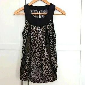 Suzy Shier Leopard Top